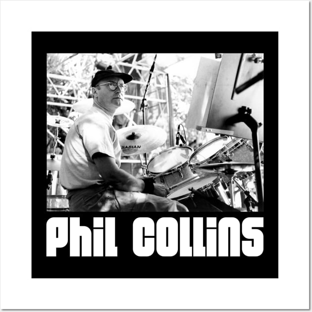 Phil Collins v2 Wall Art by Christyn Evans